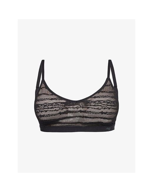 Sloggi Black Free Evolve Padded Lace Bra