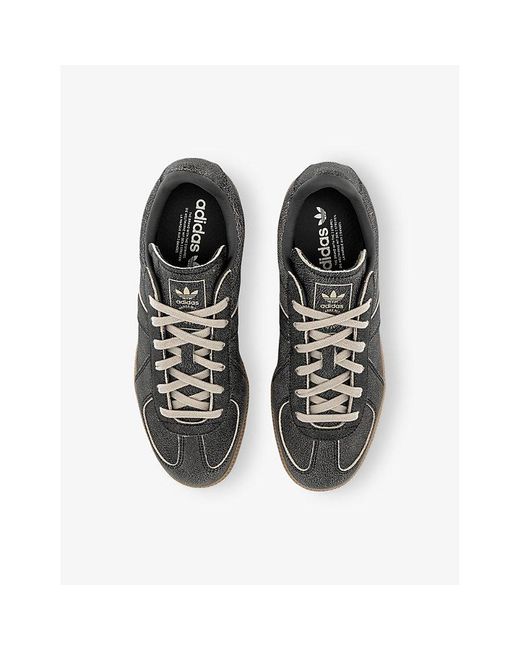 Adidas Black Bw Army Leather Trainers for men