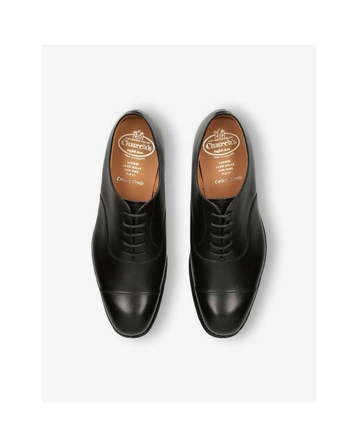 Church's Black Consul Oxford Leather Shoes for men