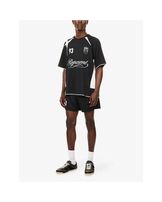 Represent Blue Wc Star Jersey Football Top for men