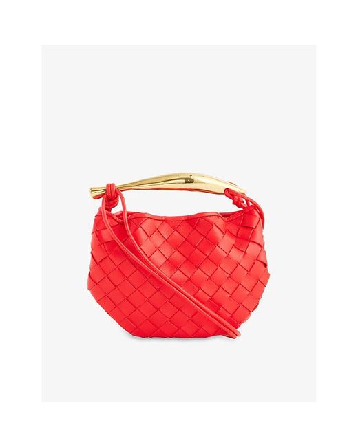 BOTTEGA VENETA Crossbody Bags Women, Mini Sardine bag Red
