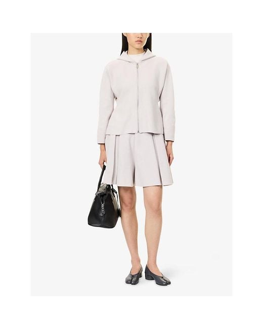 CFCL Pink Milan Hooded Knitted Jacket