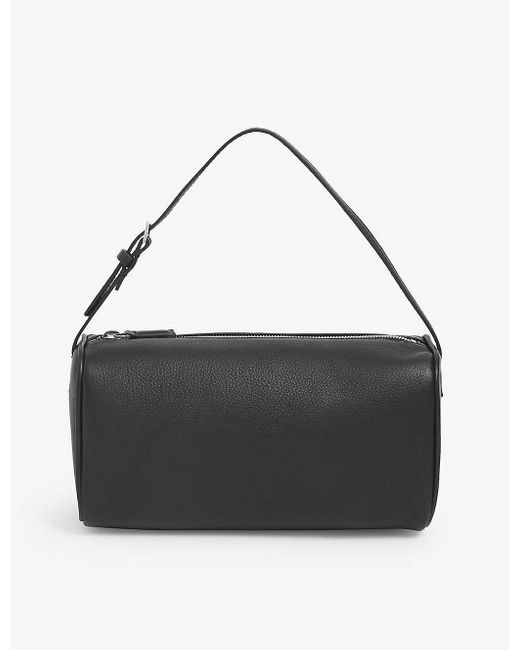 The Row 90s Leather Shoulder Bag in Black - Lyst