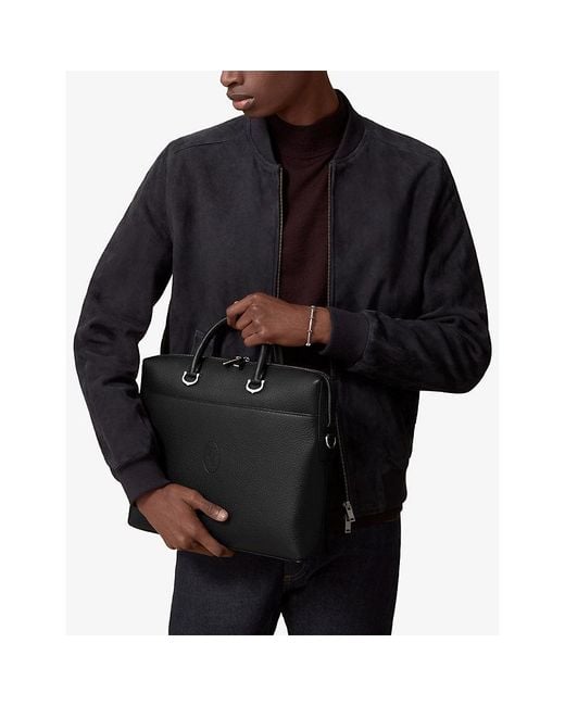 Cartier Black Small Must De Carter Leather Document Holder for men