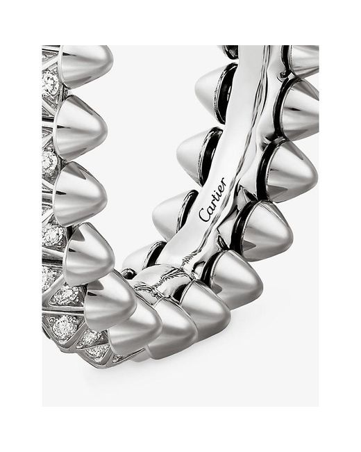Cartier White Clash De 18Ct- And 0.31Ct Brilliant-Cut Diamond Ring