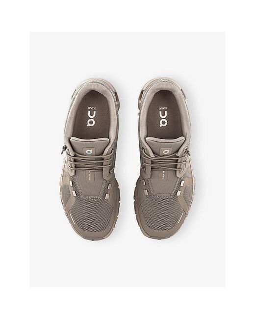 On Shoes Gray Cloud 6 Mesh Low-Top Trainers