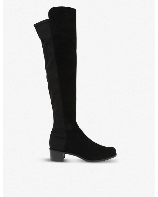 stuart weitzman reserve suede boots