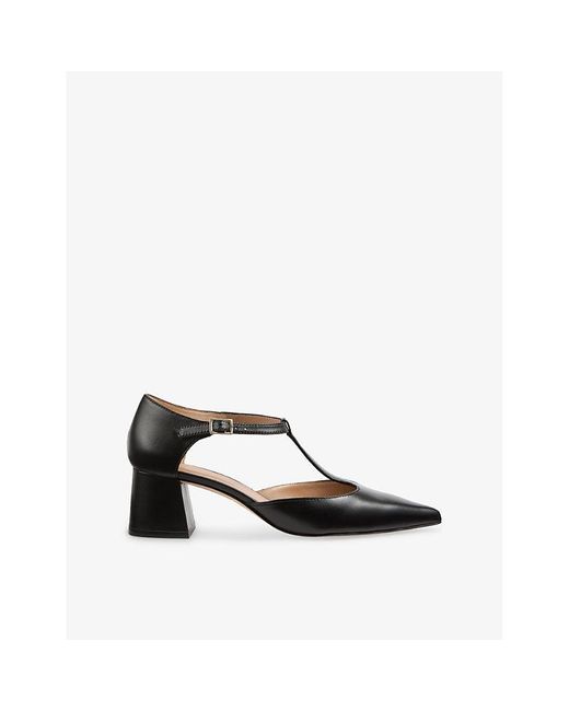 L.K.Bennett Black Mikayla Leather Courts