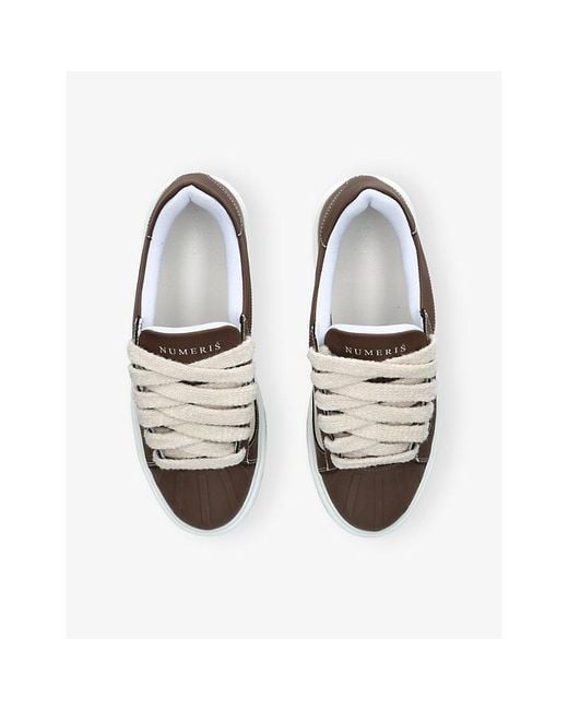 NUMERIS Multicolor Eclipse Leather Trainers for men