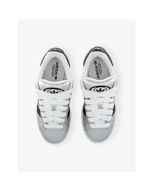 Adidas White Campus 00S Leather Trainers