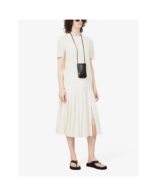 Joseph White Rubin Silk-Crepe Blouse