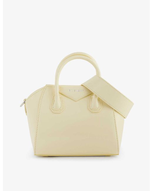 Givenchy Natural Antigona Toy Leather Top Handle Bag