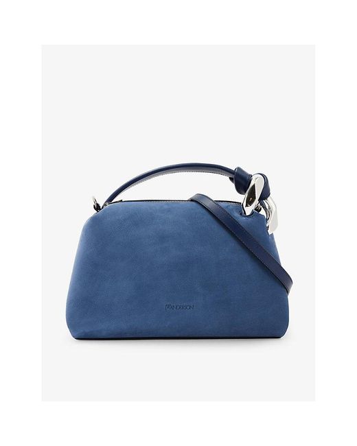 J.W. Anderson Blue Corner Leather Top-handle Bag