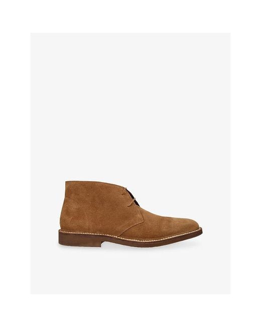 Loake Brown Sahara Suede Boots for men