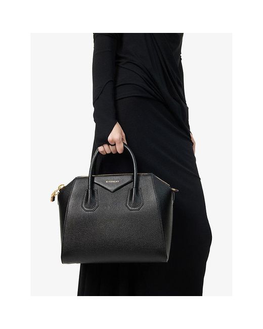 Givenchy Black Antigona Small Leather Top-handle Bag