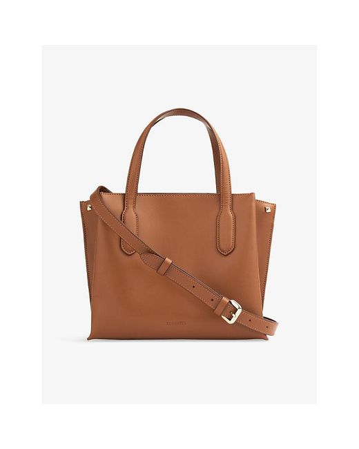 L.K.Bennett Brown Lola Leather Tote Bag