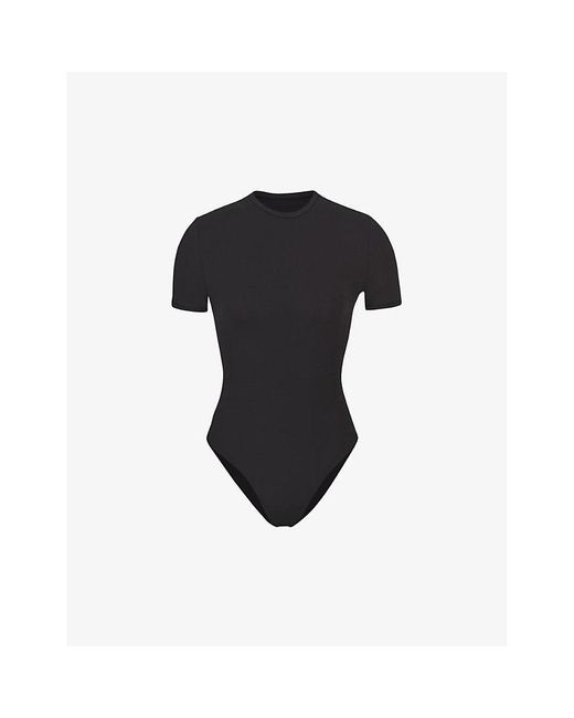Skims Black Fits Everybody Stretch-Woven Body