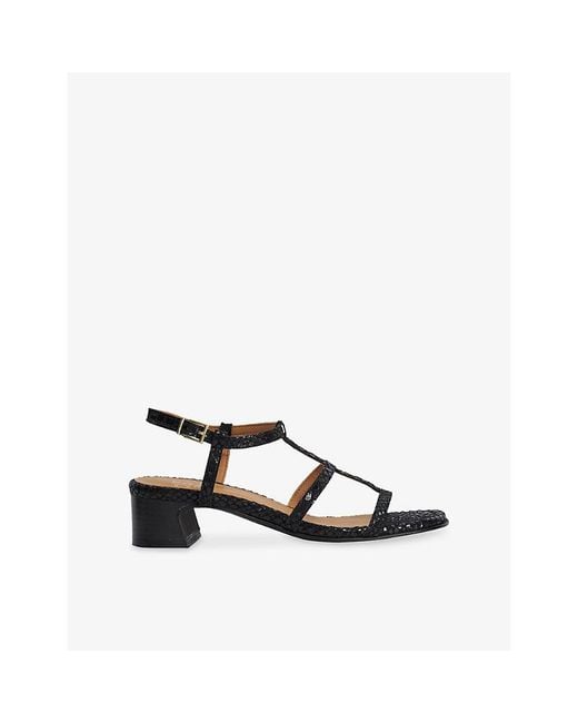 Dune Multicolor Justly Faux-Leather Heeled Sandals