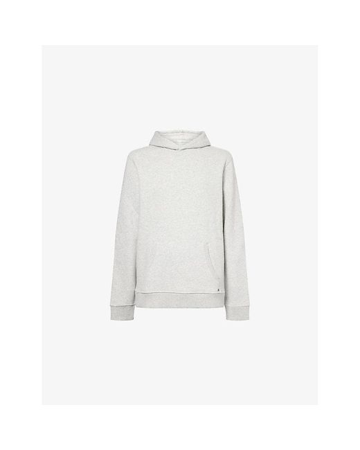 vuori White Seaside Relaxed-Fit Cotton-Fleece Hoody for men