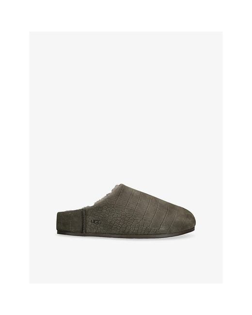 Ugg Green Elea Suede Slippers