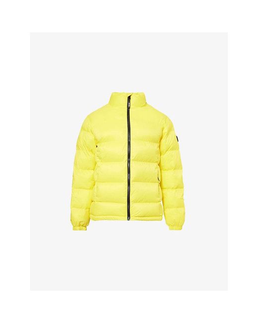 Trapstar Yellow It'A Sec Quilted Ripstop Jacket for men