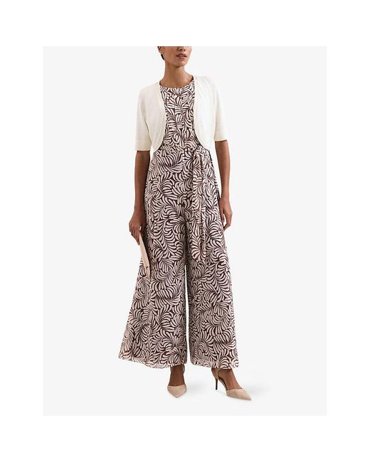 Phase Eight Riah Knitted Bolero Shrug in White | Lyst UK