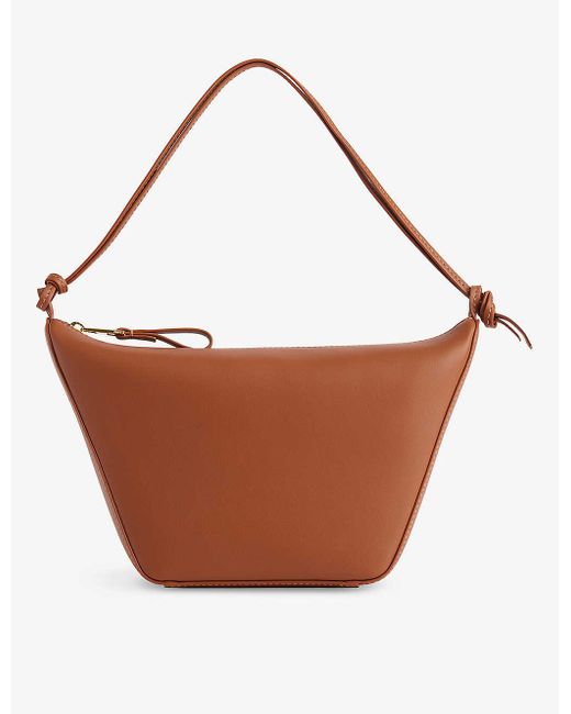 Loewe Brown Hammock Mini Leather Shoulder Bag