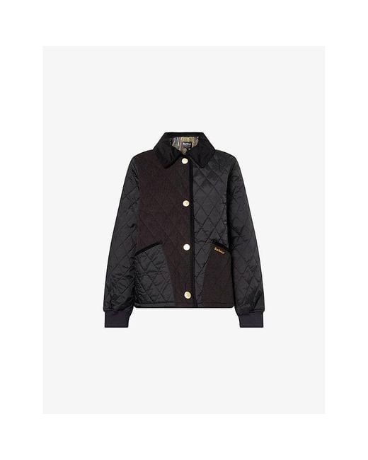 Barbour Black Marla Quilted Shell Jacket