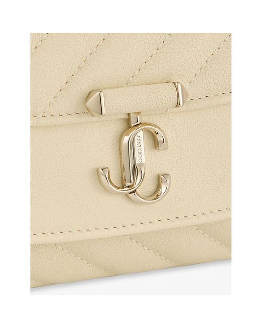 Jimmy Choo Natural Curve Small Quilted Leather Cross Body Bag