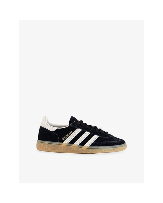 Adidas Black Handball Spezial Suede Trainers