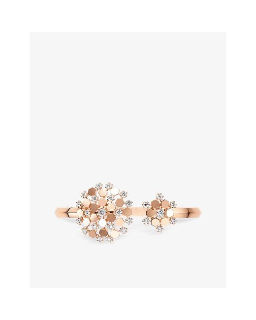 Chaumet White Bee De 18Ct Rose- And 1.74Ct Brilliant-Cut Diamond Bracelet
