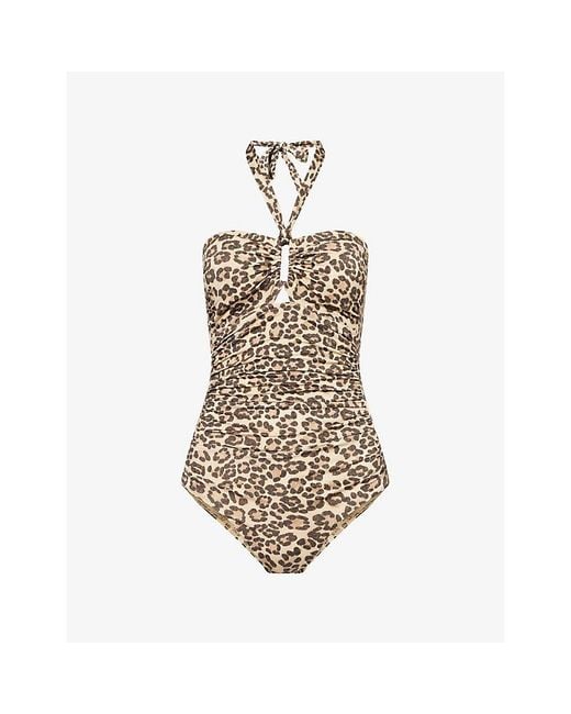 Zimmermann White Wanderlust Wide Link Swimsuit