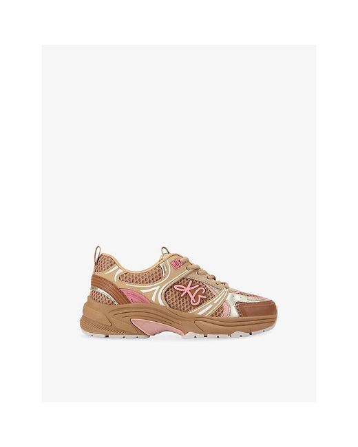 KG by Kurt Geiger Brown Lexie Mesh Trainers