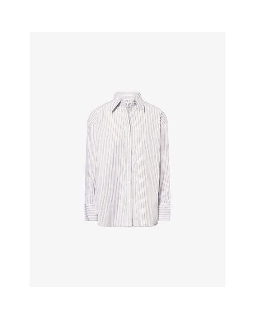 Twp White Big Joe Oversized Cotton Shirt