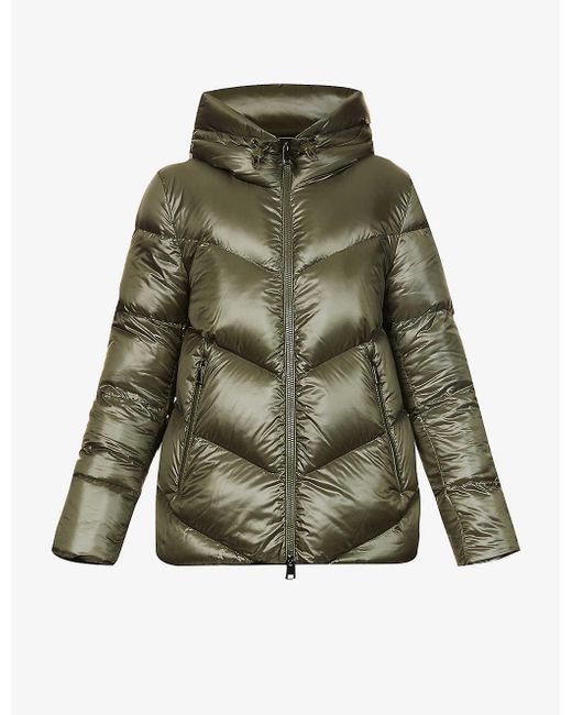 Moncler Chambon Quilted Shell-down Puffer Jacket in Green | Lyst Canada
