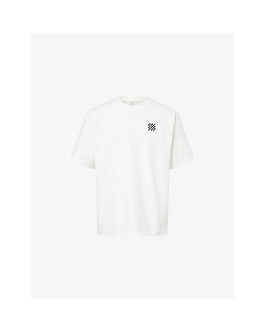 Manors White Mga Short-Sleeved Cotton-Jersey T-Shirt for men