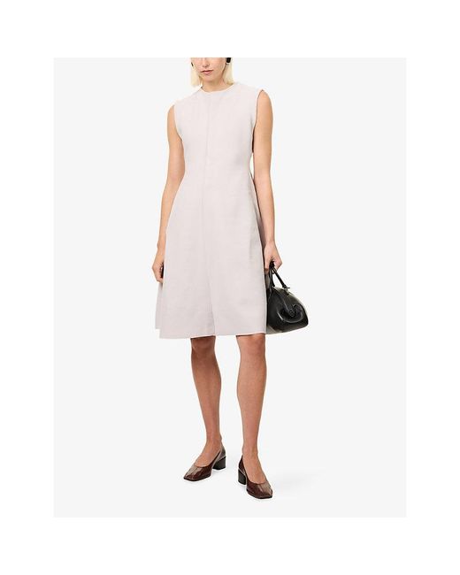 CFCL White Milan Vest Woven Midi Dress