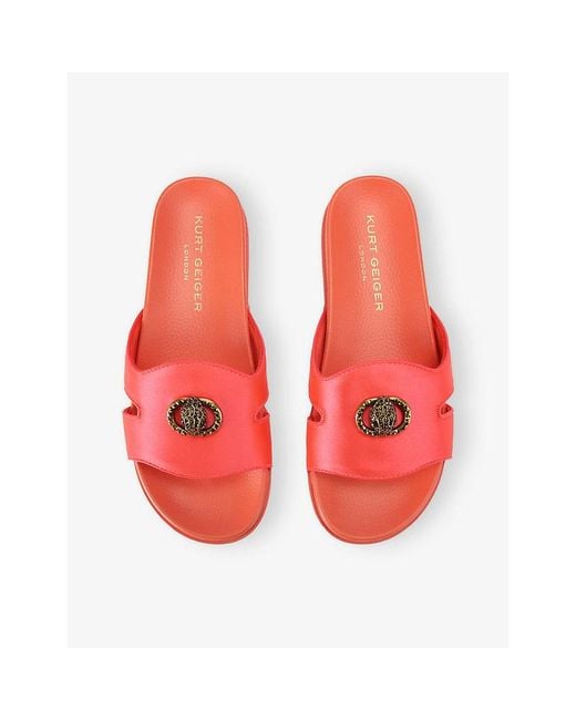 Kurt Geiger Red Chelsea Faux-Leather Sides