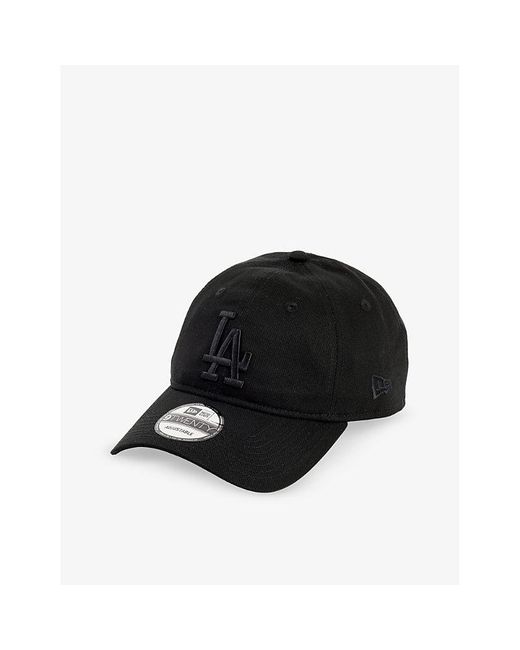 KTZ Black 9twenty New York Yankees Cotton Baseball Cap for men