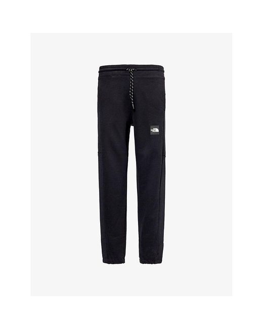 The North Face Blue 489 Drawstring-waist Cotton-jersey jogging Bottoms for men
