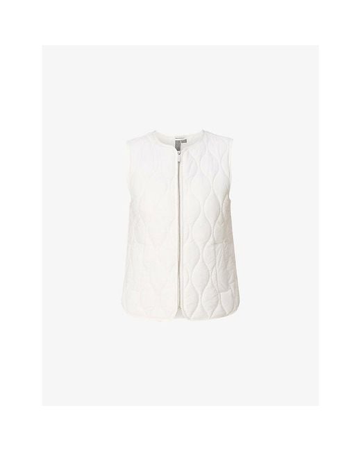Sweaty Betty White On The Move Quilted Shell Gilet
