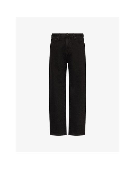 Carhartt Black Aaron Tapered-Leg Denim Jeans for men