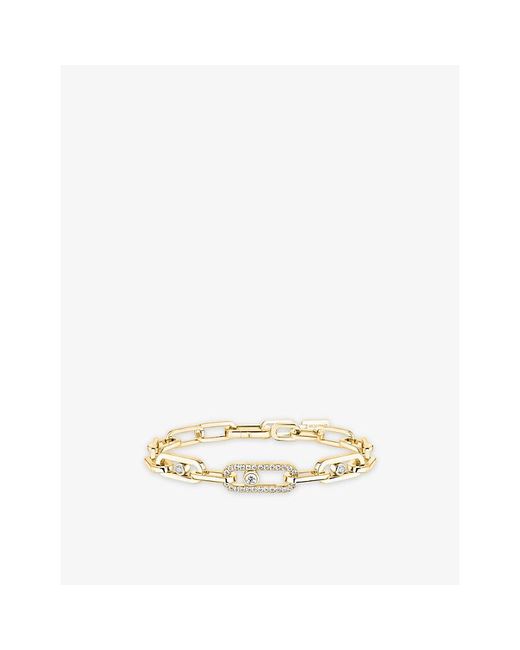 Messika Metallic Move Link 18Ct And 1.03Ct Diamond Bracelet