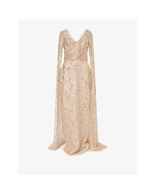 Sabina Bilenko Natural Nour Woven Gown