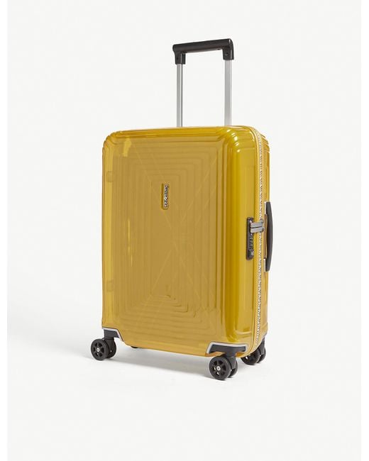 Samsonite Neopulse Spinner Four-wheel Suitcase 55cm in Yellow | Lyst