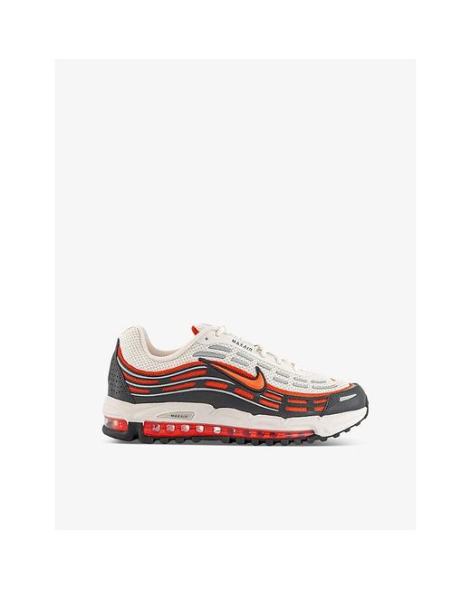 Nike White Air Max Mesh And Leather Low-Top Trainers for men