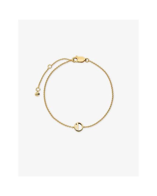 Monica Vinader Metallic Initial O 18Ct Vermeil Bracelet