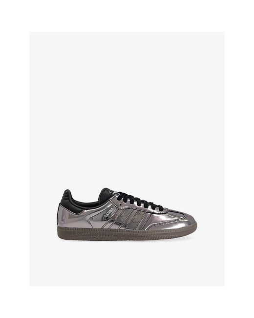 Adidas Black Samba Og Leather Trainers