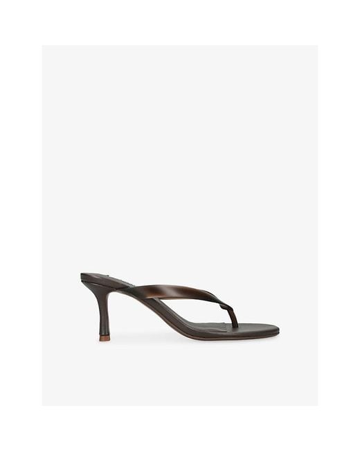 Senso Brown Flowe Jelly Heeled Sandals