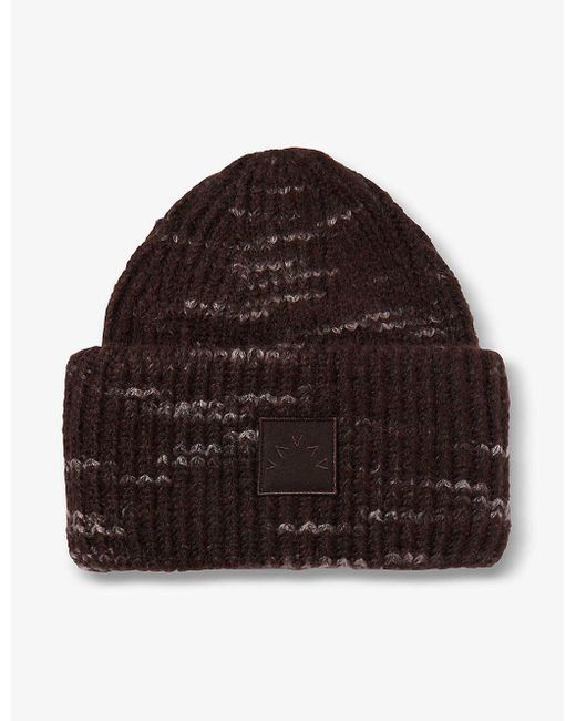 Varley Brown Dale Woven-blend Beanie